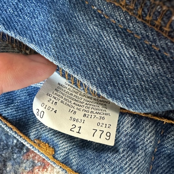 Vintage 90s Levi’s 631 Orange Tab Mid Wash Blue Jeans Size 28 - Picture 4 of 6